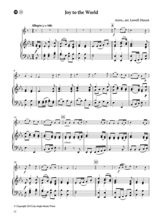 15 Intermediate Christmas Carols - Noël - Partition - Trompette